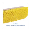 Cleaning Brushes | Boardwalk BWK3410 10 in. Brush Yellow Polypropylene Bristles Dual-Surface Scrub Brush image number 3