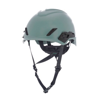 MSA V-Gard H1 Fas-Trac III No Reflective Stripes Novent Pro Safety Helmet - Gray