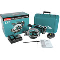 Circular Saws | Factory Reconditioned Makita XSS01T-R 18V LXT 5 Ah Cordless Lithium-Ion 6-1/2 in. Circular Saw Kit image number 0