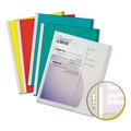 Office Jansan | C-Line 32550 0.13 in. Capacity 8.5 in. x 11 in. Vinyl Report Covers - Clear/Assorted Colors (50/Box) image number 1