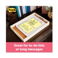 Sticky Notes & Post it | Post-it Notes Super Sticky 660-5SSCY 4 in. x 6 in. Note Ruled Pads - Canary Yellow (90-Sheets/Pad, 5-Pads/Pack) image number 2