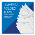 Cleaning & Janitorial Supplies | Scott 1840 9.2 in. x 9.4 in. 1-Ply Essential Multi-Fold Towels with Absorbency Pockets - White (4000/Carton) image number 2
