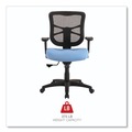 Office Chairs | Alera ALEEL42BME70B 17.9 in. to 21.8 in. Seat Height Elusion Series Mesh Mid-Back Swivel/Tilt Chair Supports Up to 275 lbs. - Light Blue image number 3