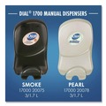 Hand Soaps | Dial Professional 20075 Dial 1700 12.66 in. x 7.07 in. x 3.95 in. 1.7 Liter Manual Dispenser - Smoke (3/Carton) image number 10