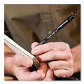 Pens | Paper Mate 2095462 Profile 1 mm Retractable Ballpoint Pen - Blue Ink/Translucent Blue Barrel/Medium (1-Dozen) image number 4