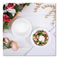 Cutlery | Dart 12BWWCR 10 oz. - 12 oz. Concorde Foam Bowl - White (1000/Carton) image number 6