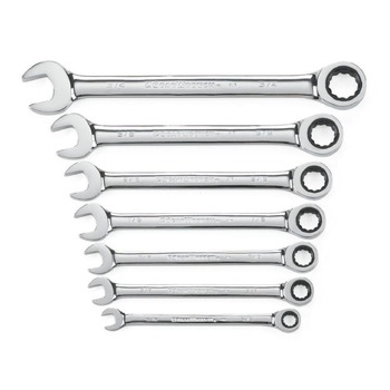 RATCHETING WRENCHES | GearWrench 9317 7-Piece SAE Combination Ratcheting Wrench Set