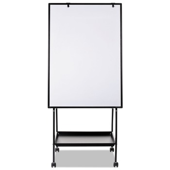 MasterVision EA49145016 29-1/2 in. x 74-7/8 in. Creation Station Magnetic Dry Erase Board - Black Frame