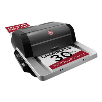 GBC Foton 30 1 in. Max Document Width 5 mil Max Document Thickness 2 Rollers Automated Pouch-Free Laminator