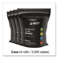 Cleaning Cloths | Gritt Commercial GRI5RW4 Surface Care Wipes, 1-Ply, 6 x 8, Fresh, White, 800/Pack, 4 Packs/Carton image number 3