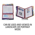 Desktop Organizers | Durable 551500 10 Panels VARIO Pro Legal Desktop Reference System - Assorted Borders and Panels image number 9
