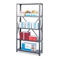  | Safco 6269 36 in. x 18 in. x 75 in. 6-Shelf Commercial Steel Shelving Unit - Dark Gray image number 2