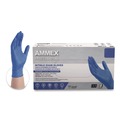 Cleaning Gloves | Ammex ACNPF44100 9.5 in. Long 3 mil Thick Powder-Free Nitrile Exam Gloves - Medium, Blue (1000/Carton) image number 1