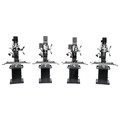 Milling Machines | JET JT9-351163 JMD-45VSPF Variable Speed Square Column Geared Head Mill Drill with Newall DP500 2-Axis DRO and X-Axis Powerfeed image number 2