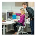 Office Furniture Accessories | Fellowes Mfg Co. 4815001 PrivaScreen 16:9 Blackout Privacy Filter for 27 in. Widescreen LCD - Black image number 3