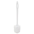 Cleaning Brushes | Rubbermaid Commercial FG631000WHT 10 in. Handle Toilet Bowl Brush - White image number 4