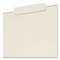 Office Jansan | Smead 14980 Recycled Pressboard Folders with 2/5-Cut Tab - Letter, Gray-Green (25/Box) image number 3