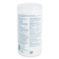Cleaning & Janitorial Supplies | Boardwalk BWK455W753CT 7 in. x 8 in. Disinfecting Wipes - Lemon Scent (75/Canister, 12 Canisters/Carton) image number 4