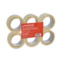 Mothers Day Sale! Save an Extra 10% off your order | Universal UNV93000 3 in. Core 1.88 in. x 54.6 yds. Heavy-Duty Box Sealing Tape - Clear (6/Pack) image number 0