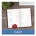 Notebooks & Pads | AT-A-GLANCE SD37713 12 in. x 7.75 in. Standard 2026 Edition Wide/Legal Rule Daily Journal - Red Cover image number 5