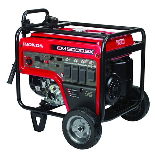 Honda EM5000SX 120V/240V 5000-Watt 389cc Portable Generator with