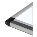 Cleaning & Janitorial Supplies | U Brands 2808U00-01 PINIT 72 in. x 48 in. Magnetic Dry Erase Board - White Surface/Satin Aluminum Frame image number 2