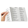 Office Jansan | Avery 18660 1 in. x 2.63 in. Matte Clear Easy Peel Mailing Labels with Sure Feed Technology - Clear (300/Pack) image number 2