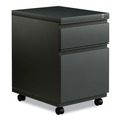 Office Filing Cabinets & Shelves | Alera ALEPBBFCH 14.96 in. x 19.29 in. x 21.65 in. 2-Drawers: Box/File Legal/Letter Left or Right File Pedestal with Full-Length Pull - Charcoal image number 0