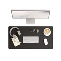 Desk Accessories & Office Organizers | Smead 64833 31.5 in. x 15.7 in. Vegan Leather Desk Pads - Charcoal image number 5