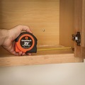 Tape Measures | Great Neck 95005 ExtraMark 1 in. x 25 ft. Steel Power Tape - Orange/Black image number 6