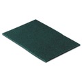 Cleaning & Janitorial Accessories | Scotch-Brite PROFESSIONAL 96CC 6 in. x 9 in. Commercial Scouring Pad 96 - Green (10/Pack) image number 3