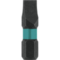 Bits and Bit Sets | Makita A-96621 Makita ImpactX #8 Slotted 1 in. Insert Bit, 2/pk image number 1
