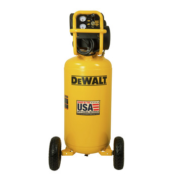 AIR COMPRESSORS | Dewalt DXCM271 1.7 HP 27 Gallon Oil-Free Vertical Air Compressor