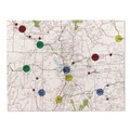 Office Jansan | Avery 05796 0.25 in. Diameter Handwrite-Only Self-Adhesive "See Through" Removable Round Color Dots - Assorted (216/Sheet, 4 Sheets/Pack) image number 4