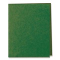 Office Jansan | Oxford 57556EE Twin-Pocket Folder Embossed Leather Grain Paper - Hunter Green (25/Box) image number 3