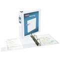 Office Jansan | Avery 19751 11 in. x 8.5 in. 3 Rings 3 in. Capacity Showcase Economy View Binders with Slant Rings - White image number 1