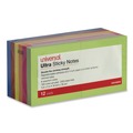 Notebooks & Pads | Universal 490610 3 in. x 3 in. Ultra Sticky Note Pads - Assorted (12/Pack) image number 0