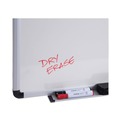  | Universal UNV43725 72 in. x 48 in. Modern Melamine Dry Erase Board - White Surface, Aluminum Frame image number 1