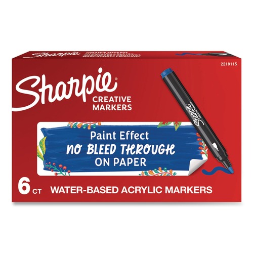 Markers | Sharpie 2218115 Bullet Tip Creative Markers - Parang (6/Pack) image number 0