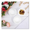 Cutlery | Dart 5BWWC 5 oz. Non-Laminated Foam Dinnerware Bowl - White (1000/Carton) image number 7