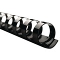Office & Office Supplies | GBC 4000118 1 in. Diameter 225 Sheet Capacity CombBind Standard Spines - Black (100/Box) image number 2