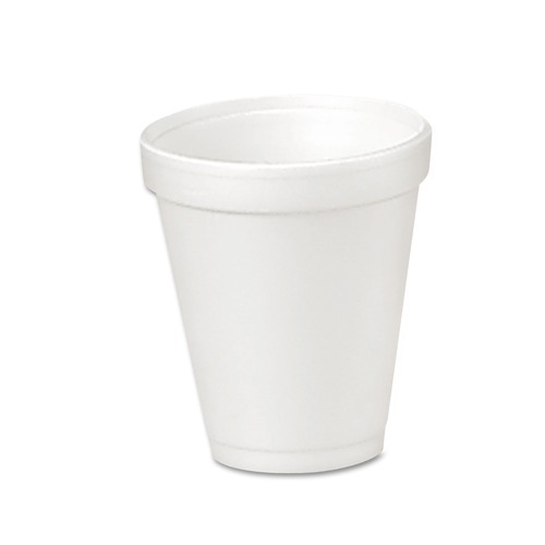 Food Trays, Containers, and Lids | Dart 4J4 4 oz. Foam Drink Cups (25/Bag, 40 Bags/Carton) image number 0