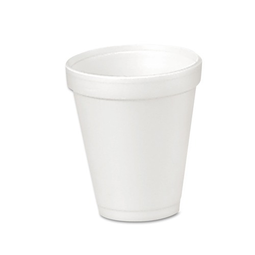 Food Trays, Containers, and Lids | Dart 4J4 4 oz. Foam Drink Cups (1000/Carton) image number 0