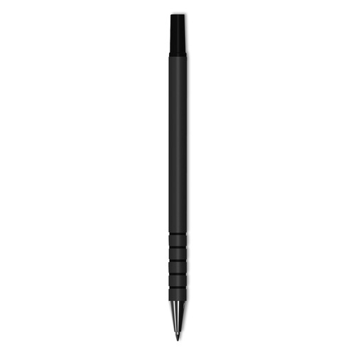 Pens | Universal UNV15626 Medium 1 mm Replacement Ballpoint Counter Pen - Black (6/Pack) image number 0