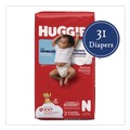 Cleaning & Janitorial Supplies | Huggies 49694 Little Snugglers Baby Diapers - Size Newborn to 10 lbs/Disney Design (31/Pack) image number 2
