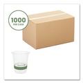 Cups and Lids | Vegware R200-G 7 oz. 76-Series Plastic Cold Cup - Clear/Green (1000/Carton) image number 1