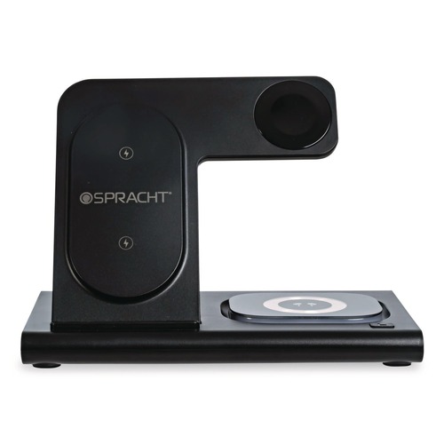 Office Electronics & Batteries | Spracht FC3B Flex Charge 3, USB-C, Black image number 0