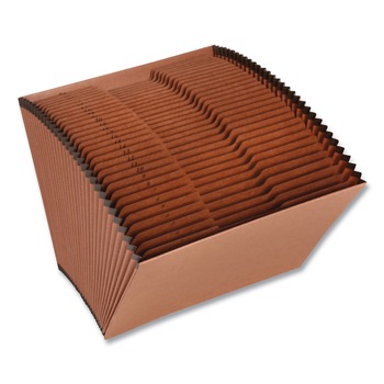 Universal 1/31 Cut Tab Letter Size 31 Section Redrope Expanding File - Brown