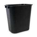 Trash & Waste Bins | Boardwalk 3485201 14 qt Plastic Soft-Sided Wastebasket - Black image number 0