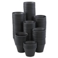 Cups and Lids | Dart P400BLK 4 oz. Polystyrene Portion Cups - Black (250/Bag, 10 Bags/Carton) image number 1